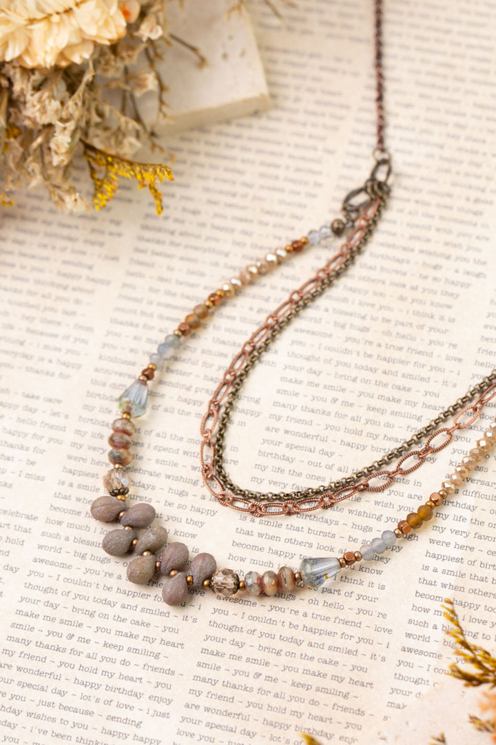 Copper Tides 31-33" Statement Necklace
