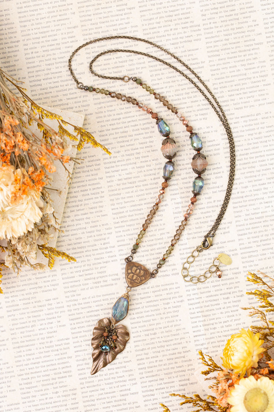Copper Tides 19.5-21.5" Statement Necklace
