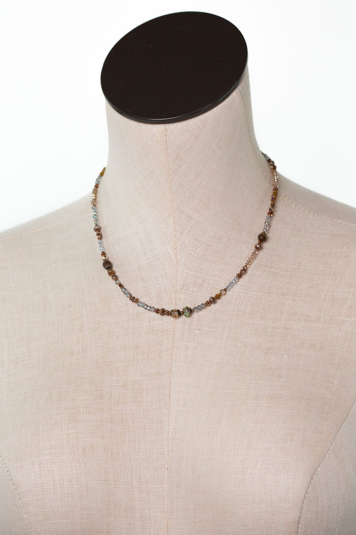 Copper Tides 16.5-18.5" Simple Necklace