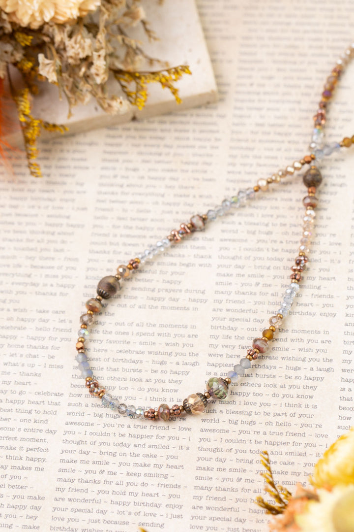 Copper Tides 16.5-18.5" Simple Necklace