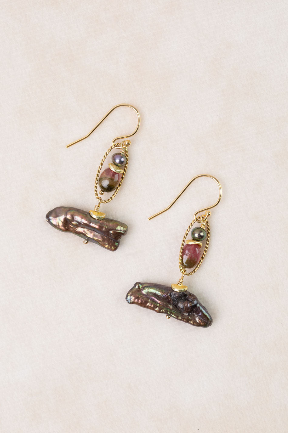 Persephone Freshwater Pearl Dangle Earrings