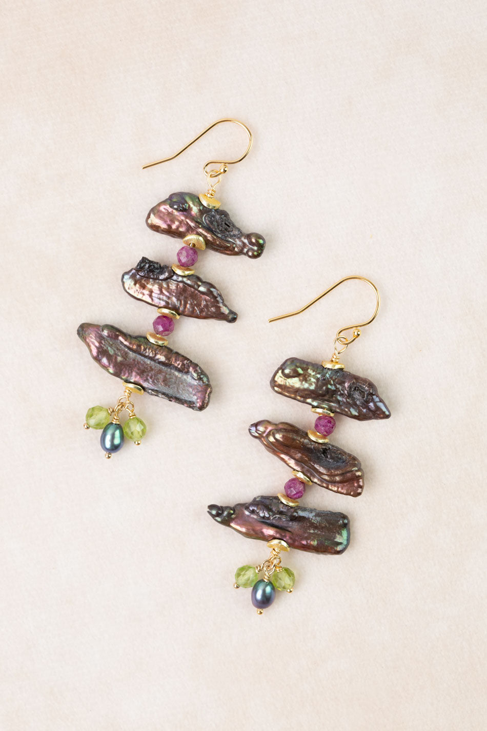 Persephone Freshwater Pearl Dangle Earrings