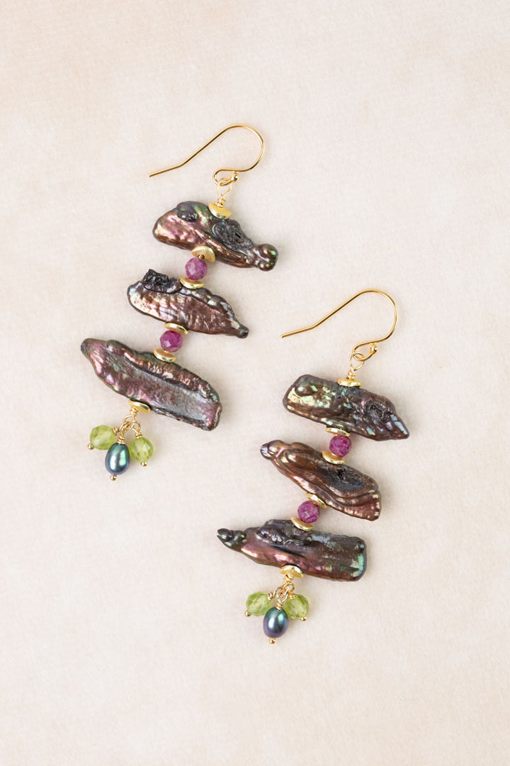 Persephone Freshwater Pearl Dangle Earrings