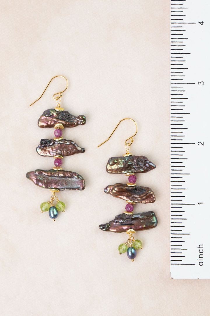 Persephone Freshwater Pearl Dangle Earrings