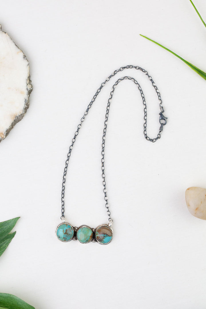 Native American 17" Kingman Turquoise Necklace