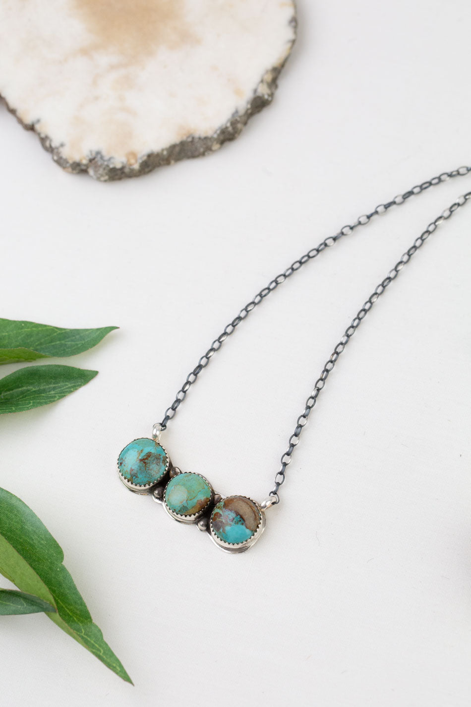 Native American 17" Kingman Turquoise Necklace