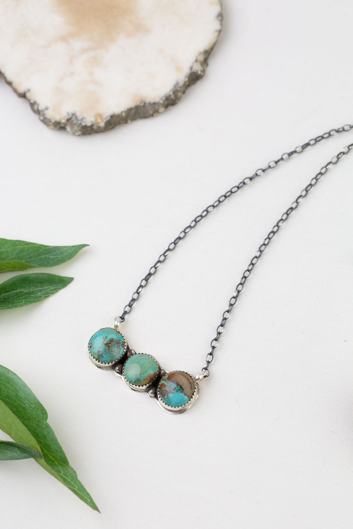 Native American 17" Kingman Turquoise Necklace