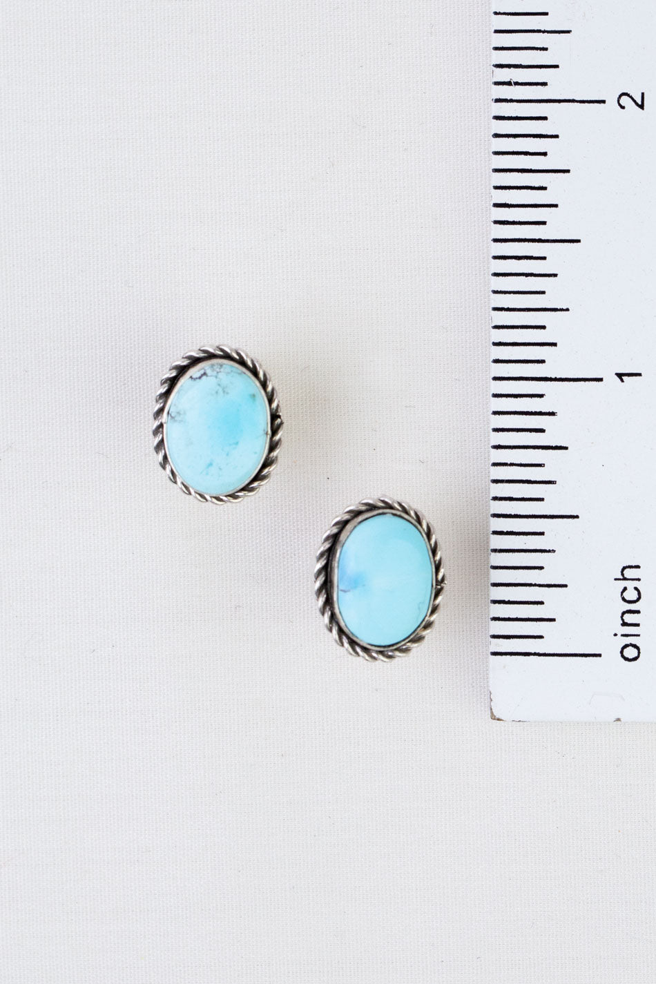 Native American Golden Hills Turquoise Earrings