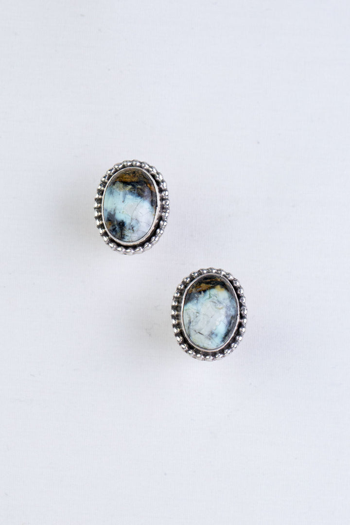 Native American Golden Hills Turquoise Earrings