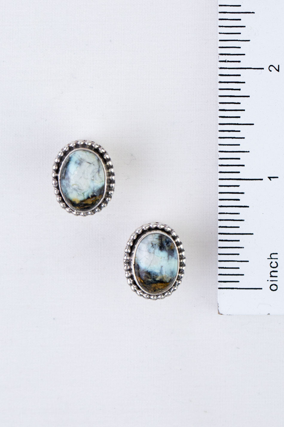 Native American Golden Hills Turquoise Earrings