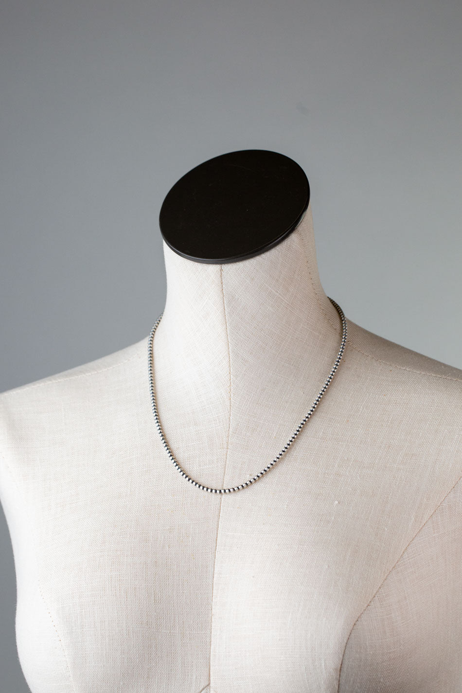 Native American 20" Sterling Silver Desert Pearls Necklace