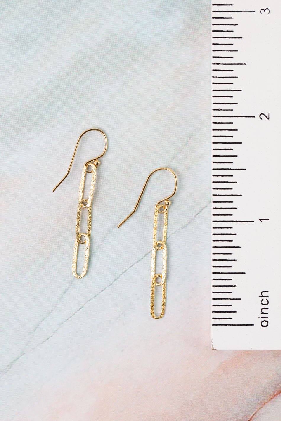 Ocean Waves Dangle Earrings