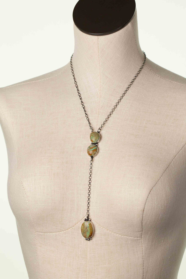 H. A. 19.5" Turquoise Statement Necklace