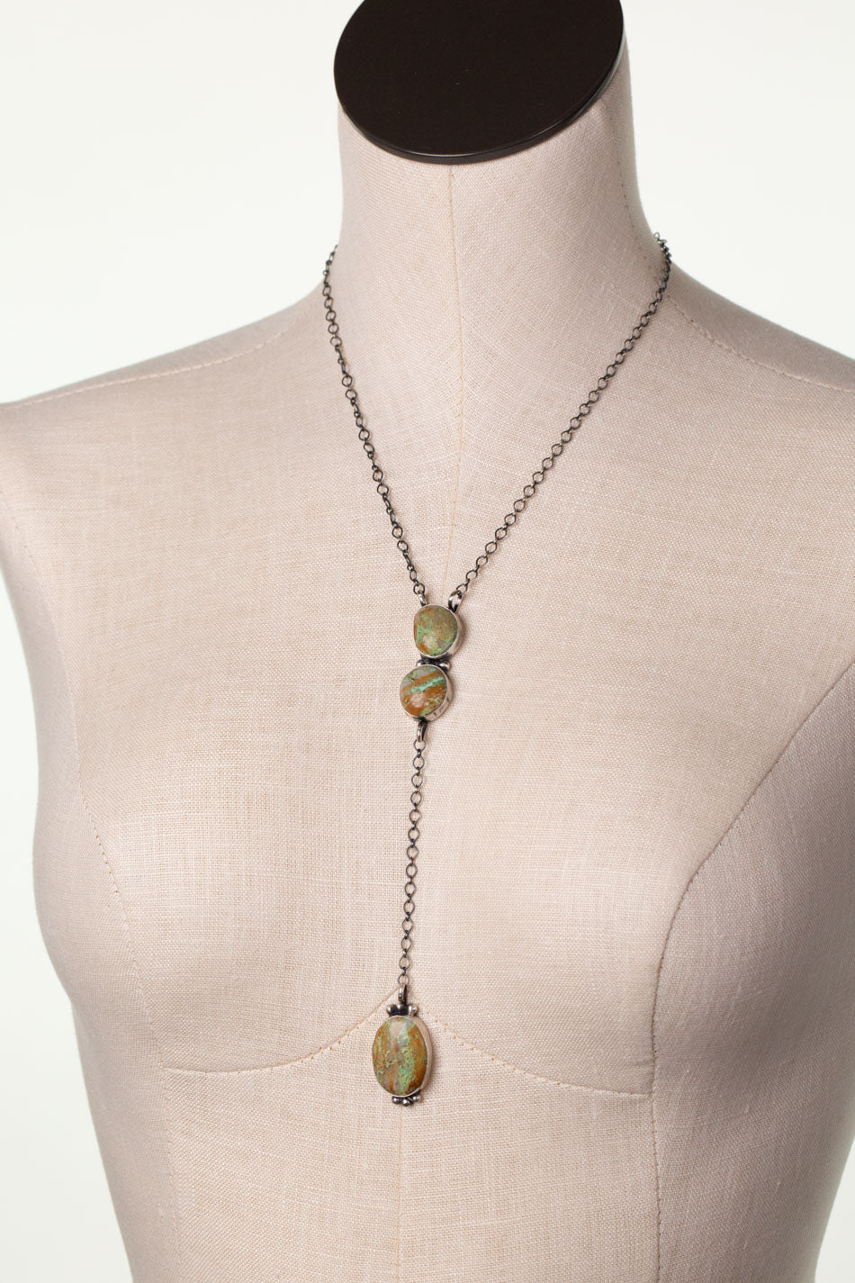 H. A. 19.5" Turquoise Statement Necklace