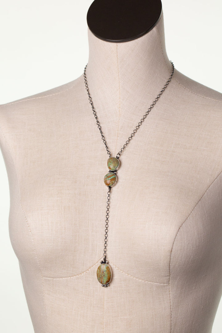 H. A. 19.5" Turquoise Statement Necklace