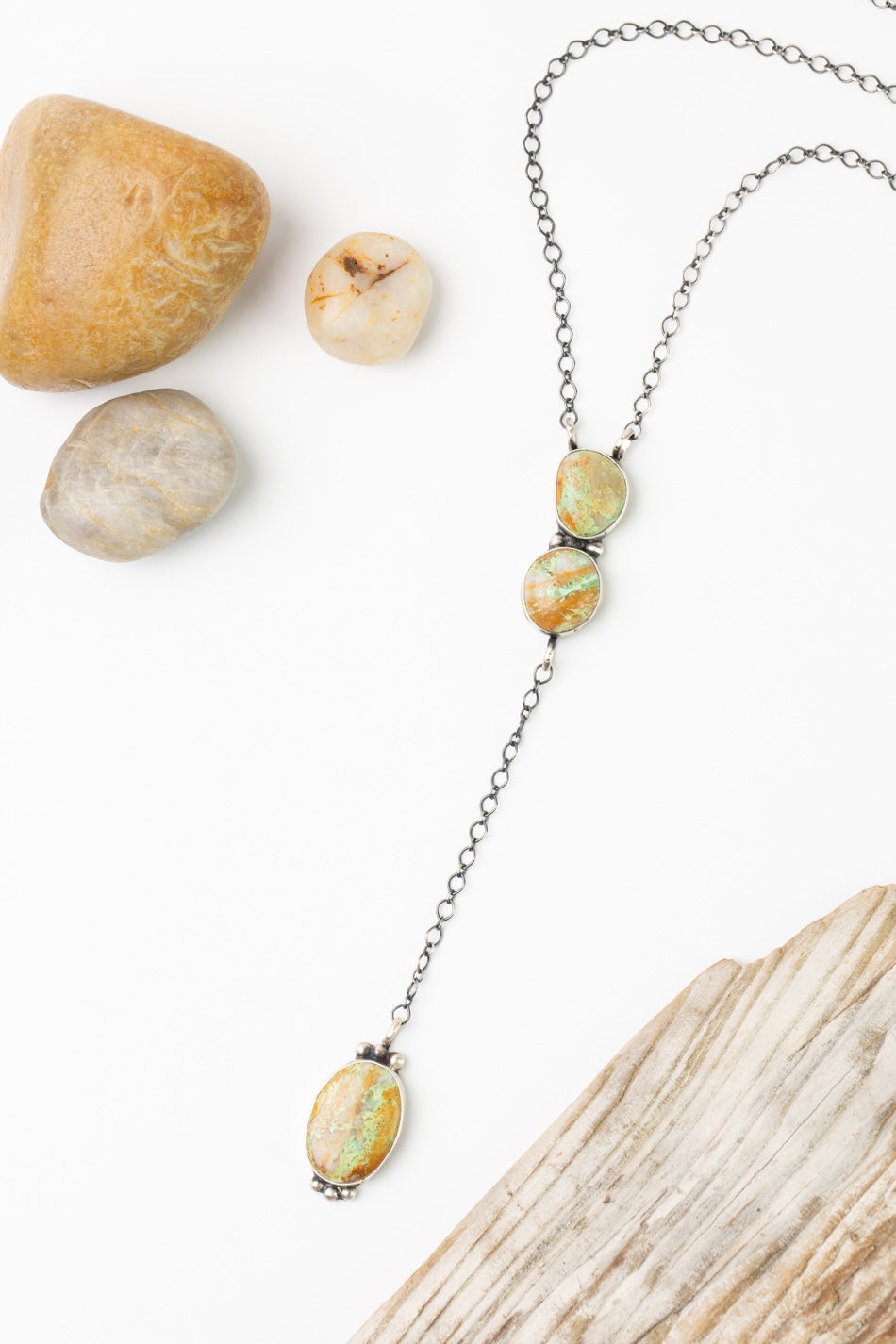 H. A. 19.5" Turquoise Statement Necklace
