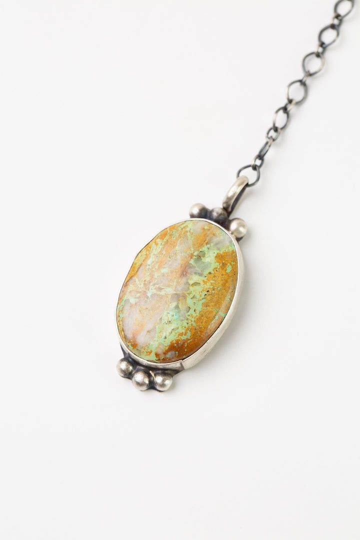 H. A. 19.5" Turquoise Statement Necklace