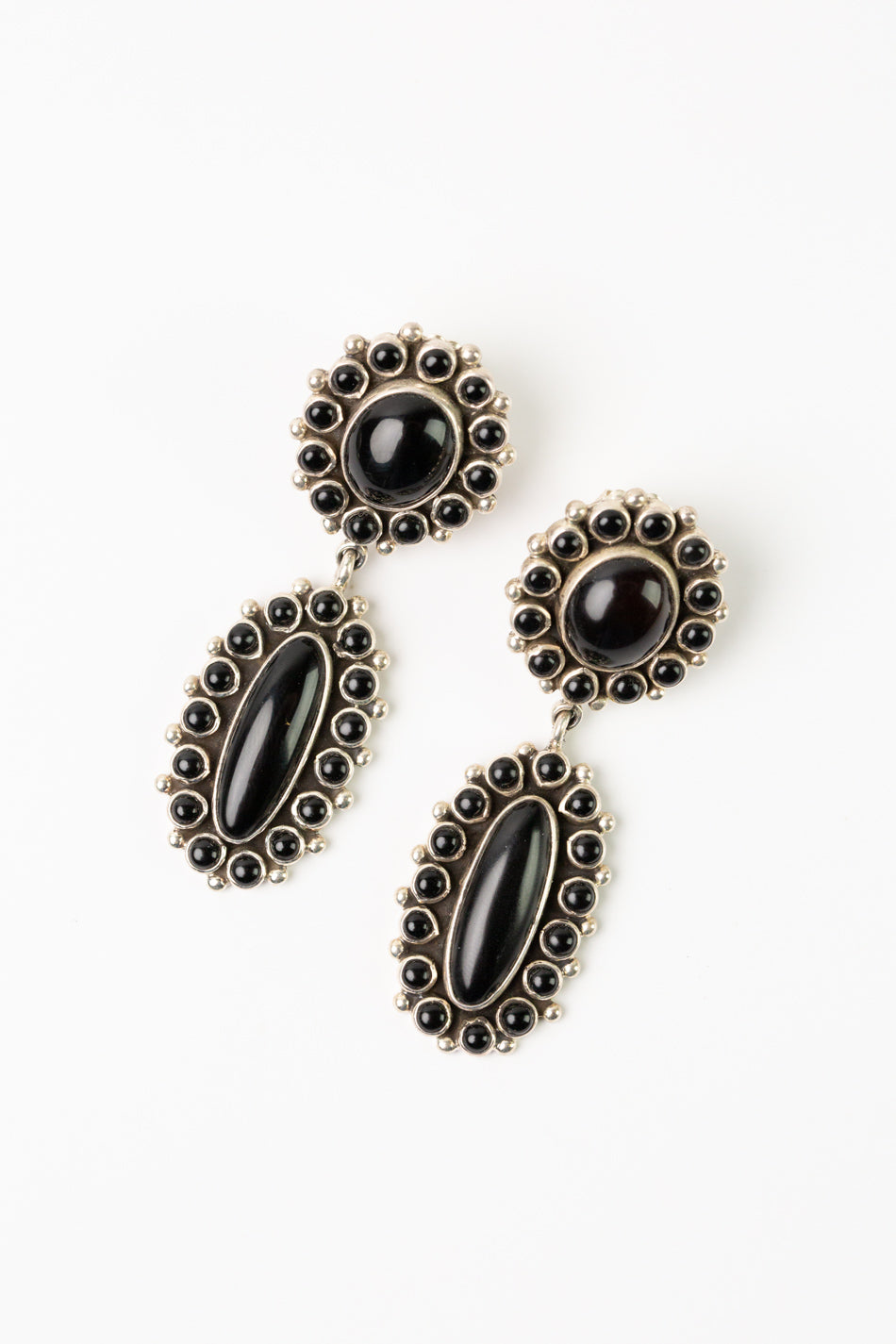 Federico Onyx Statement Earrings