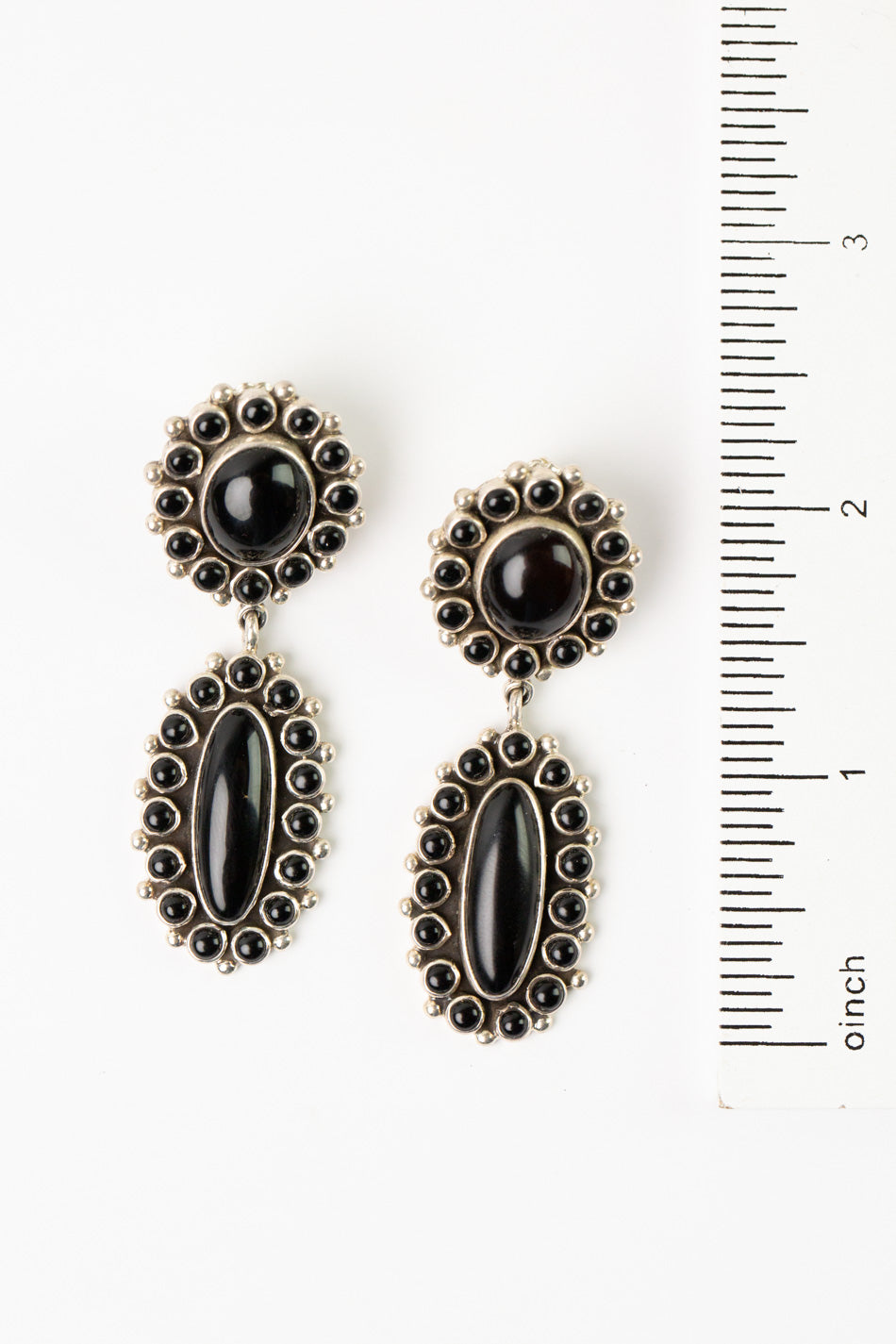 Federico Onyx Statement Earrings