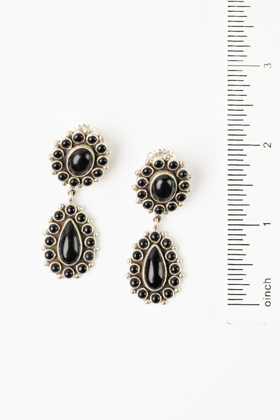 Federico Onyx Statement Earrings