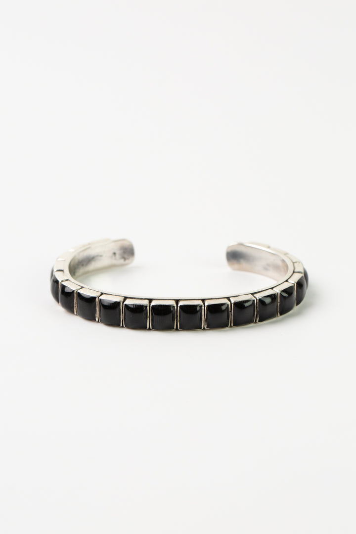 Native American 6.5" Onyx Simple Bracelet