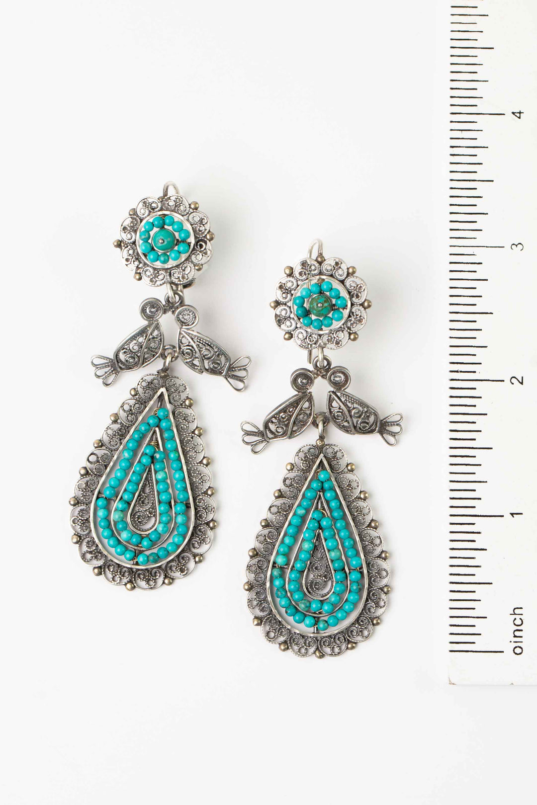Federico Turquoise Statement Earrings