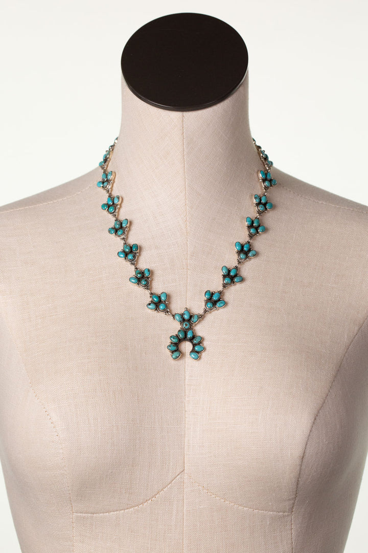 Federico 20.5" Kingman Turquoise Statement Necklace