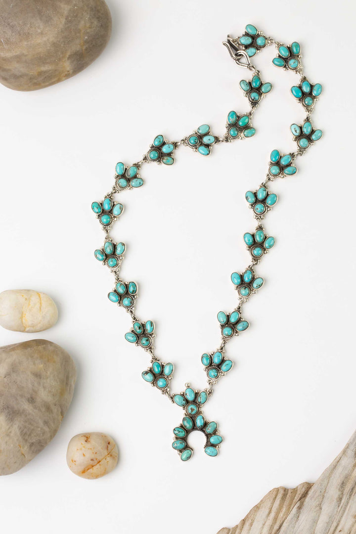 Federico 20.5" Kingman Turquoise Statement Necklace