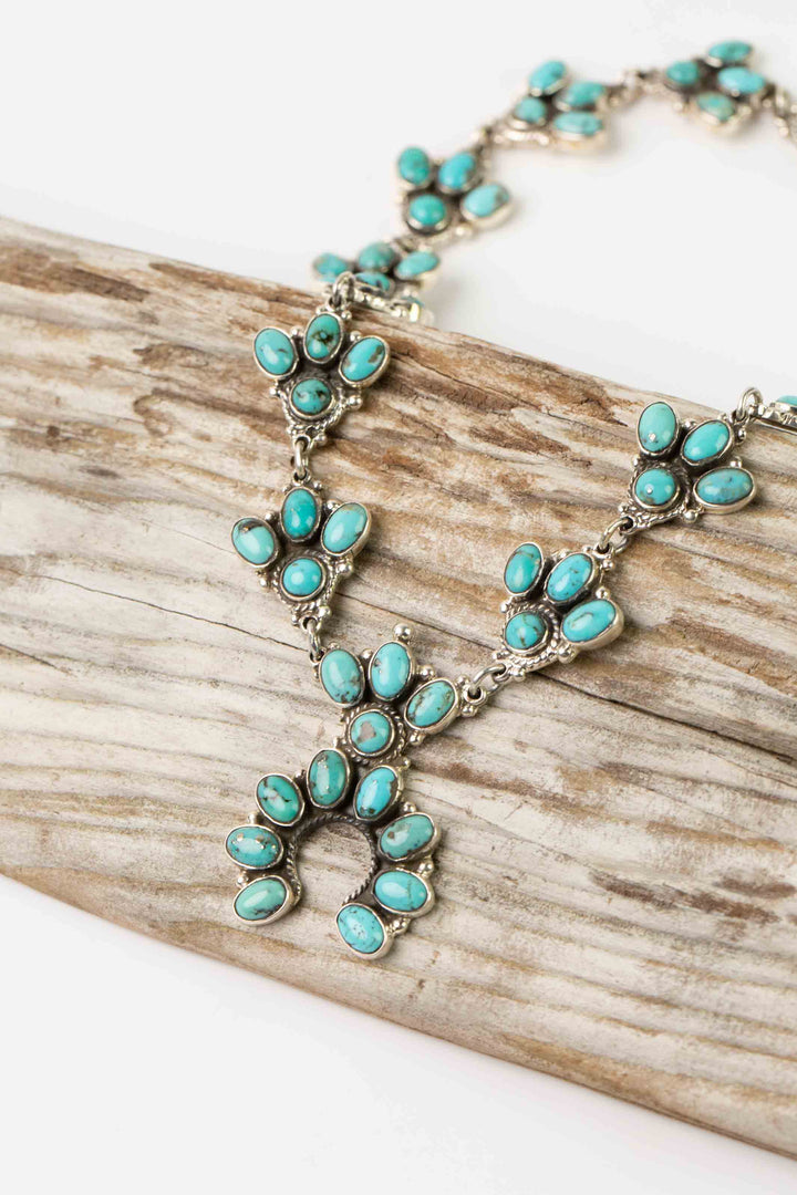 Federico 20.5" Kingman Turquoise Statement Necklace