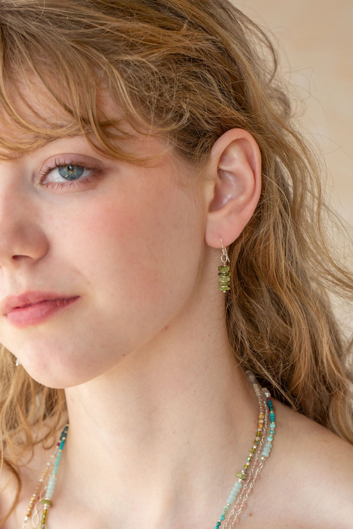 Primrose Grossular Garnet Simple Earrings
