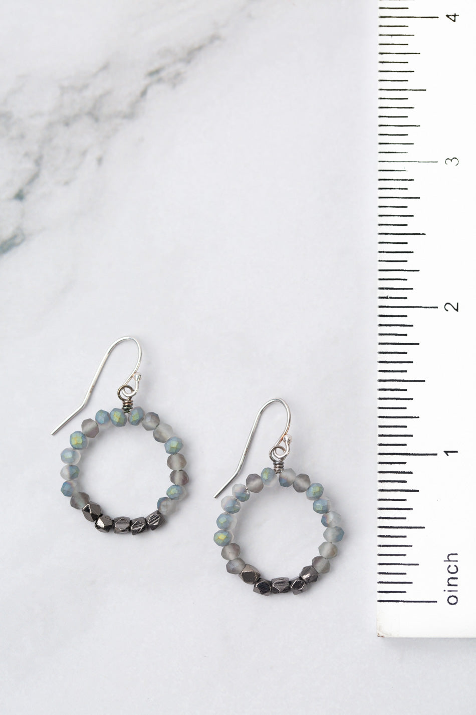 Reflections Crystal Hoop Earrings