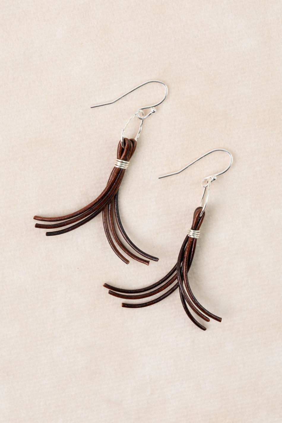 Revolution Leather Tassel Earrings