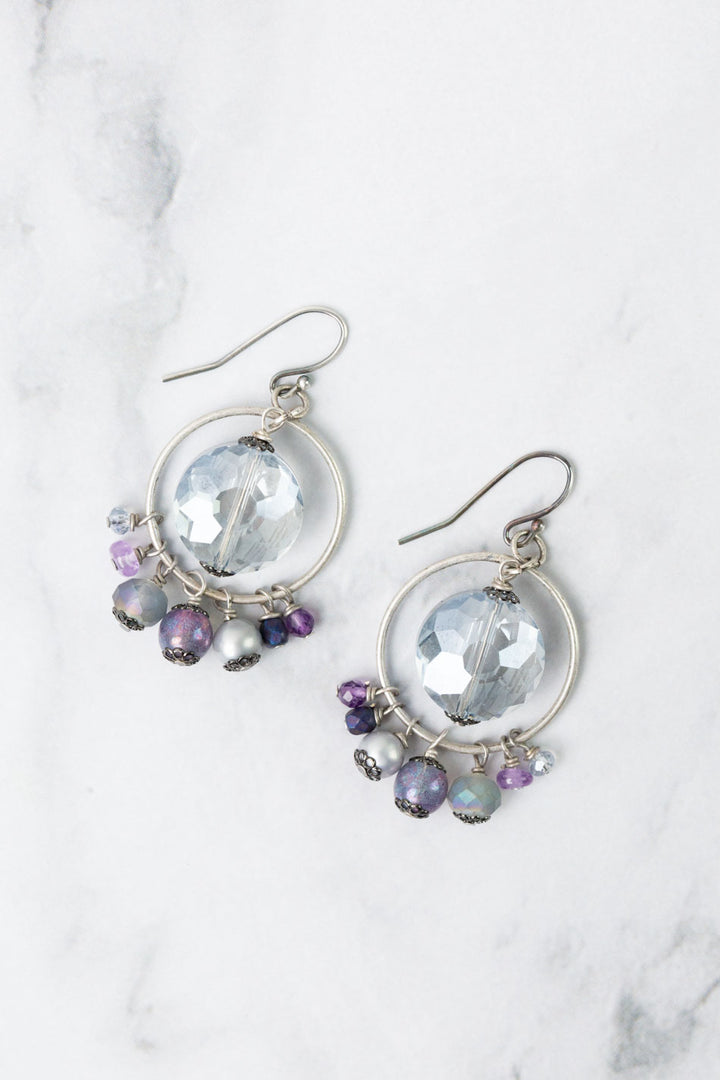 Reflections Crystal, Freshwater Pearl Statement Earrings