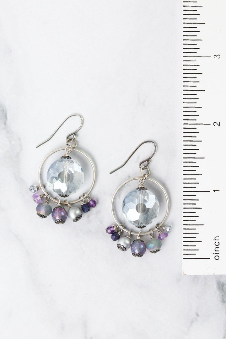 Reflections Crystal, Freshwater Pearl Statement Earrings