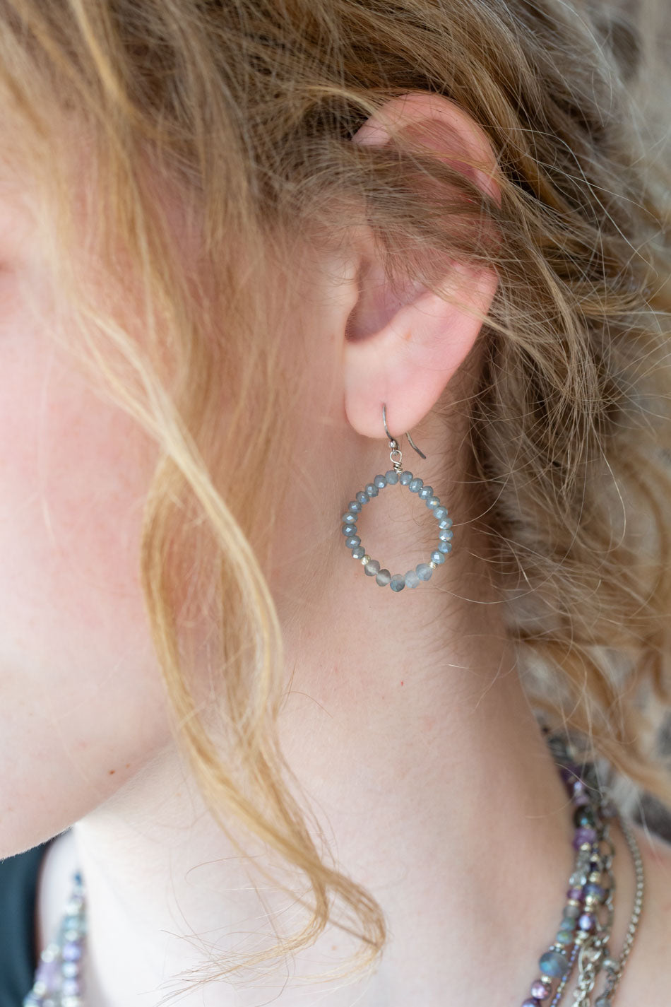 Reflections Crystal Hoop Earrings