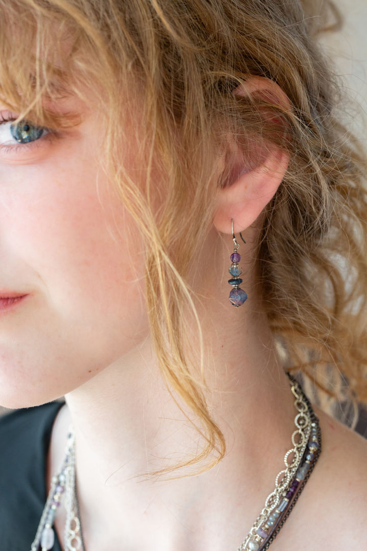 Reflections Crystal, Czech Glass Simple Earrings