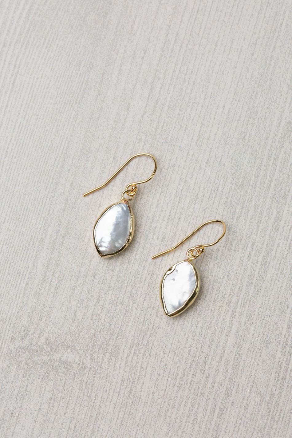 Seaside Freshwater Pearl Simple Earrings