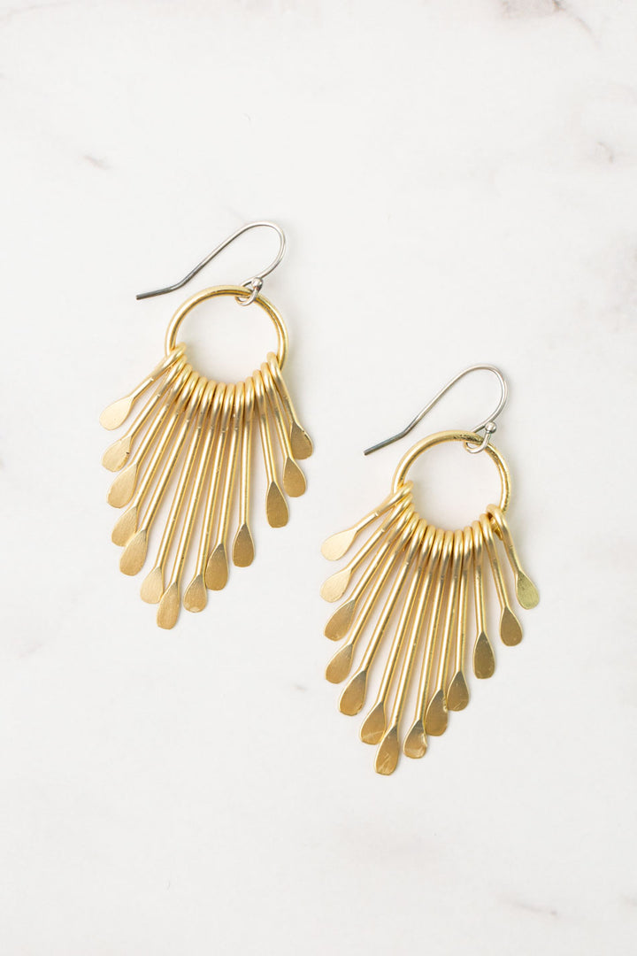 Silver & Gold Statement Earrings