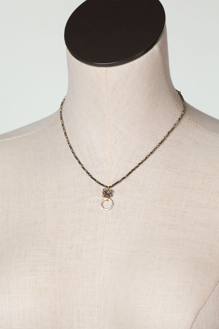 Silver & Gold 15-17" Simple Necklace