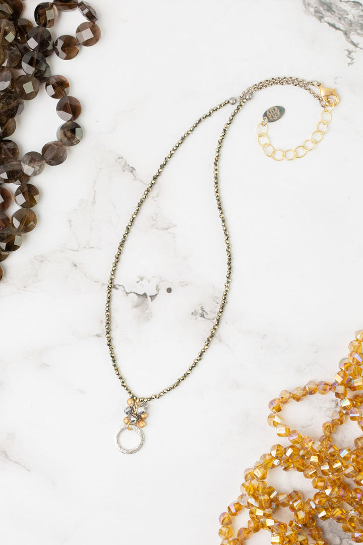 Silver & Gold 15-17" Simple Necklace