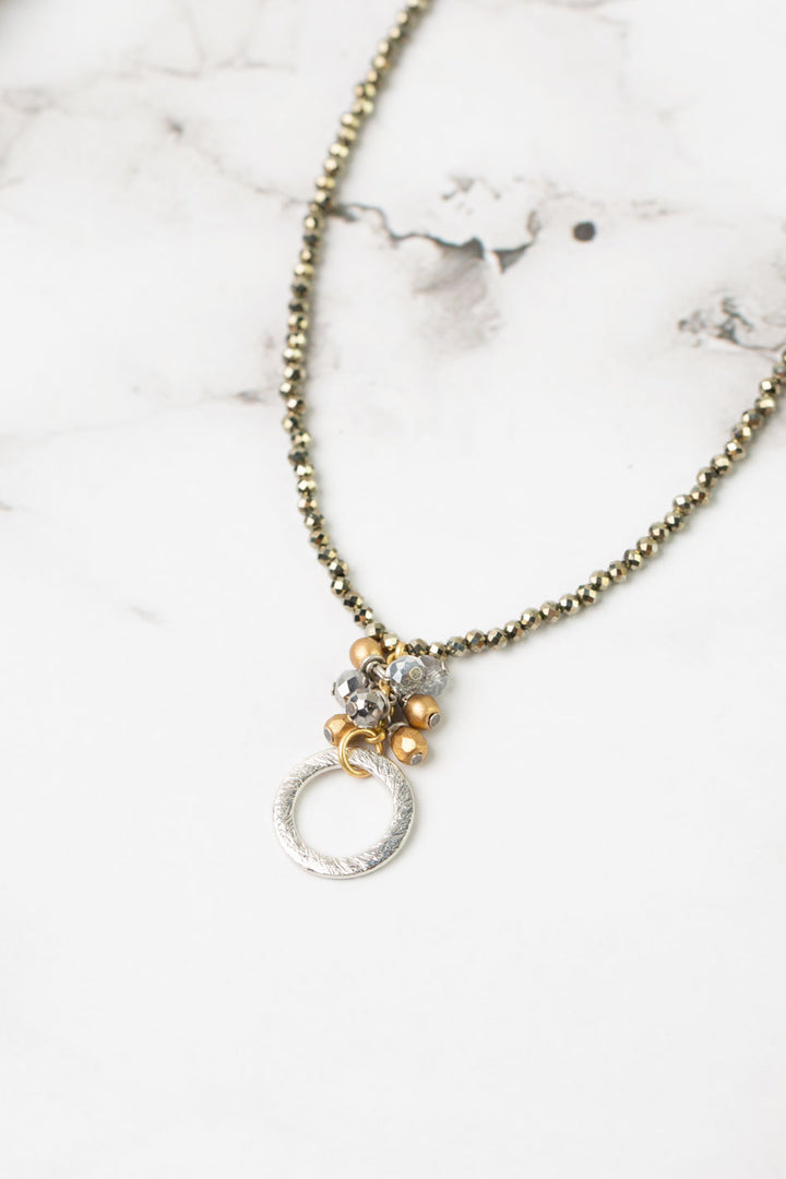 Silver & Gold 15-17" Simple Necklace