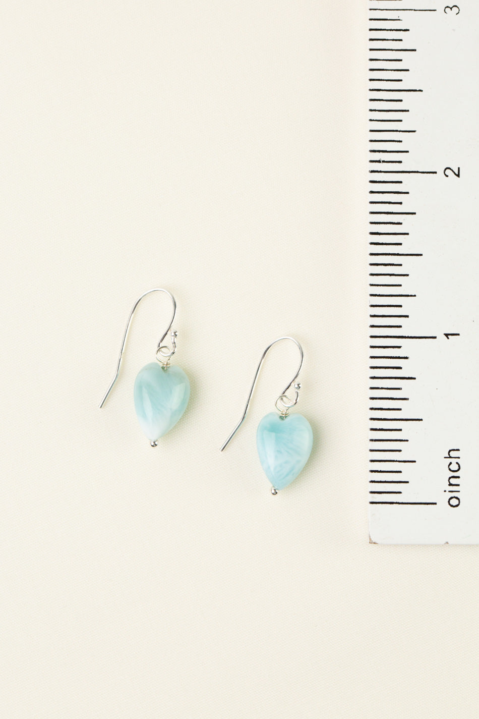Sanctuary Larimar Simple Heart Earrings
