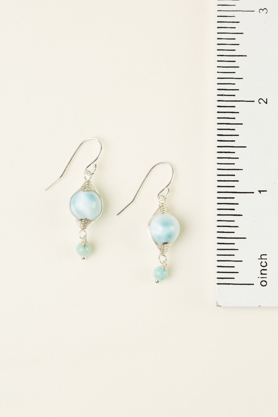 Sanctuary Larimar Herringbone Earrings