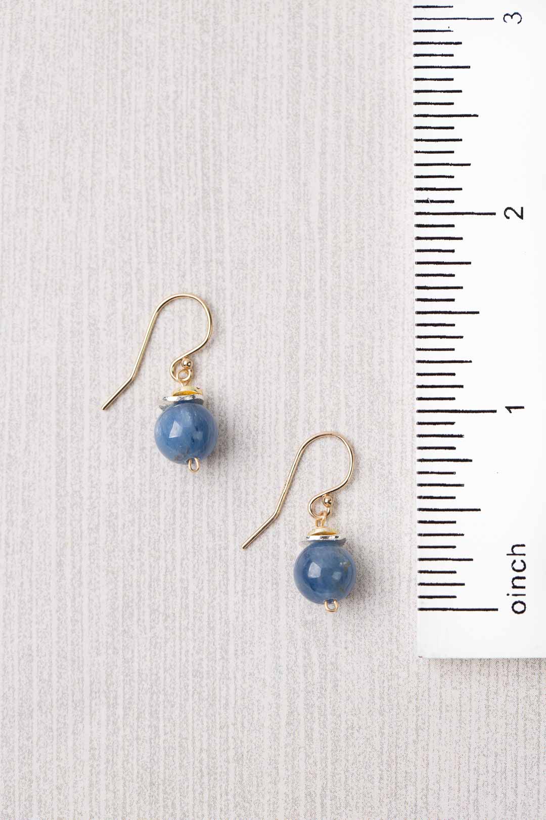 Seaside Simple Kyanite Dangle Earrings