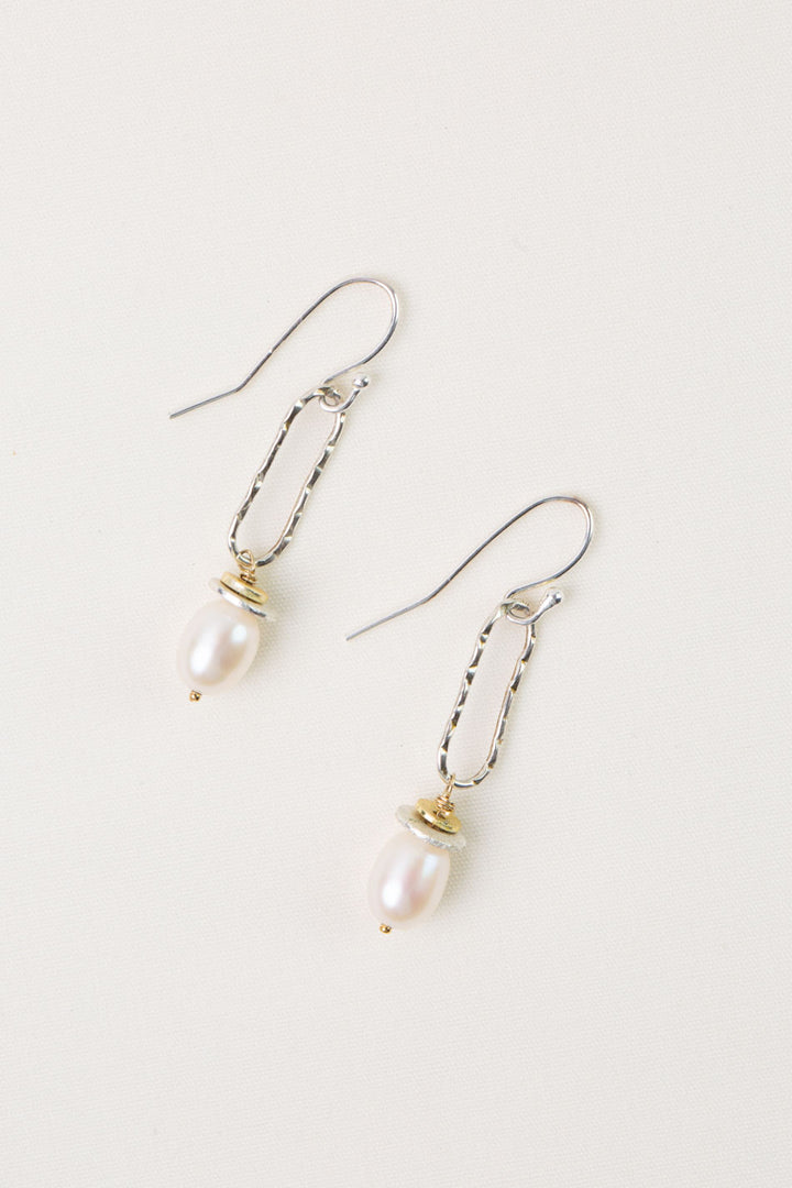 Serenity Freshwater Pearl With Accents Simple Earrings