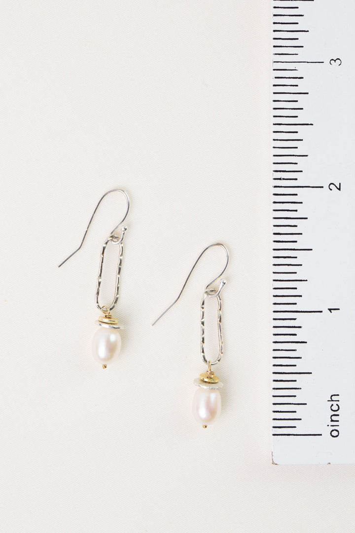 Serenity Freshwater Pearl With Accents Simple Earrings