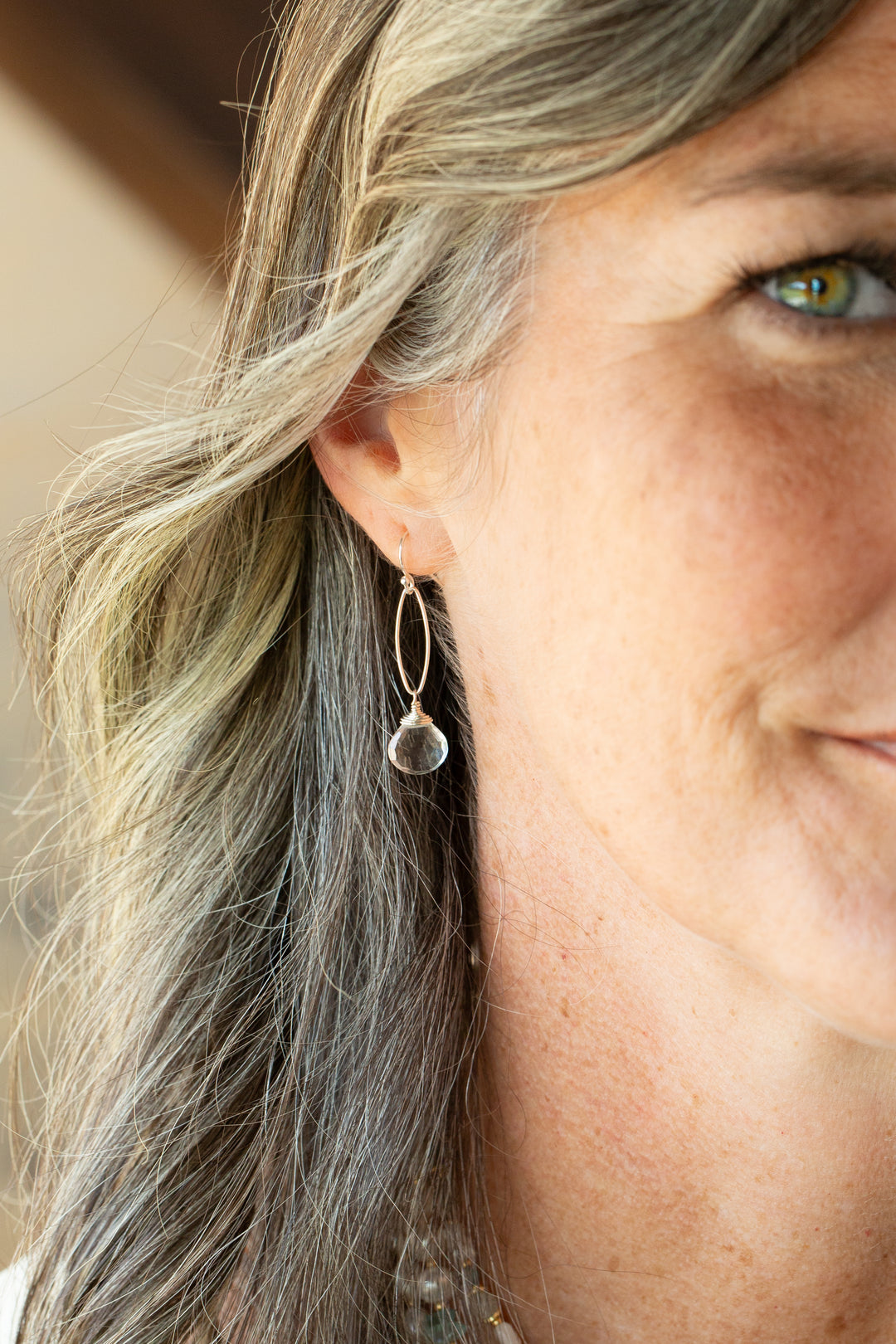 Serenity Briolette Simple Earrings