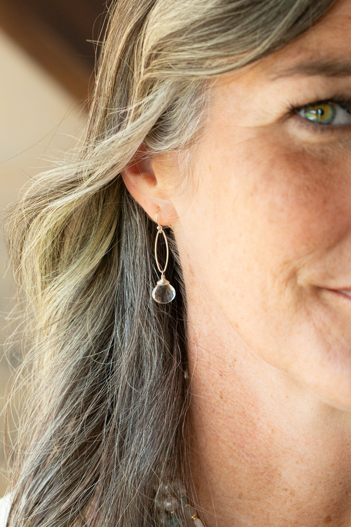 Serenity Briolette Simple Earrings