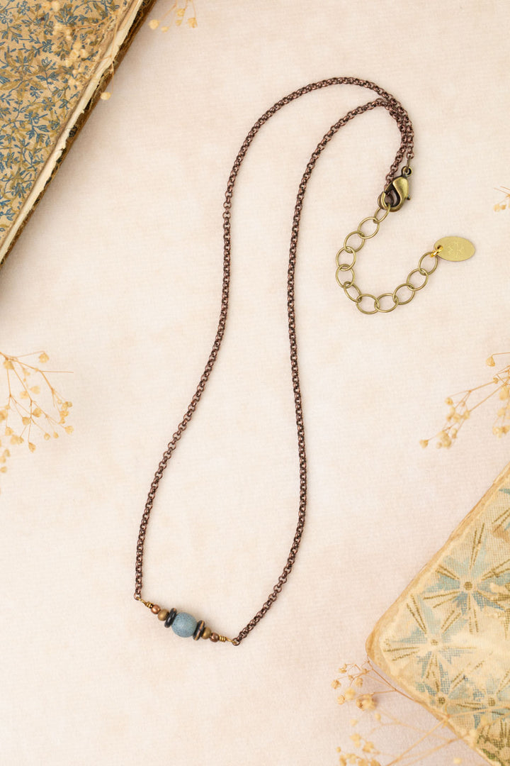 Storyteller 15.5-17.5" Czech Glass Simple Necklace