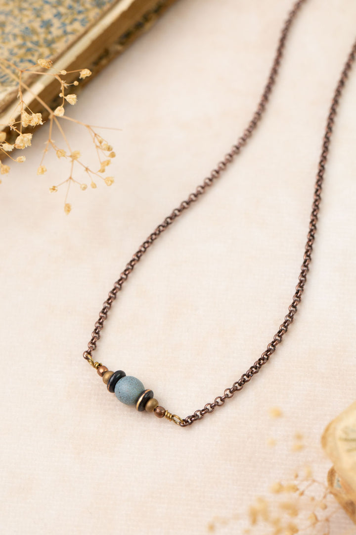 Storyteller 15.5-17.5" Czech Glass Simple Necklace